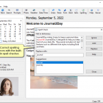 Journal2Day – Spell Check